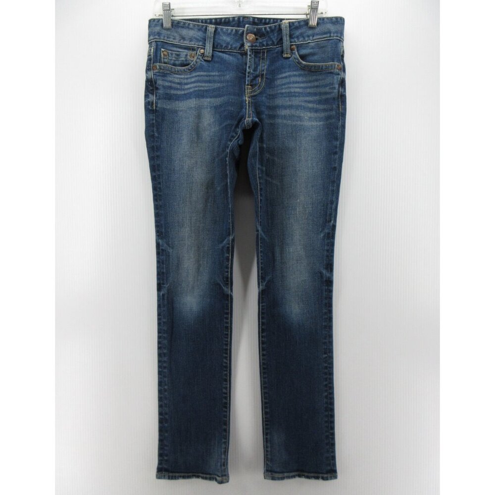 Mous Sy Vintage Jeans 28 Skinny Low Rise Distressed Denim Embroidered